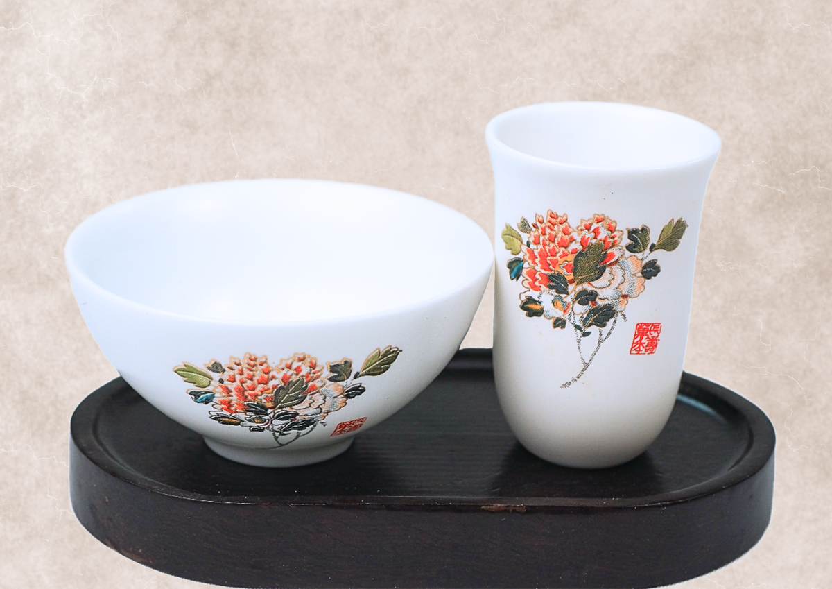 大山茶芸】茶杯.聞香杯セット（茶托付き） – 台湾良品